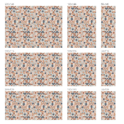 Pellicola per vetri effetto vetrata Mosaico astratto