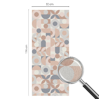 Pellicola per vetri effetto vetrata Mosaico astratto