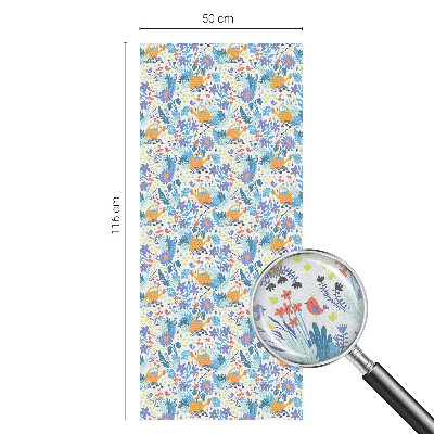 Pellicola per vetri privacy Motivo vegetale