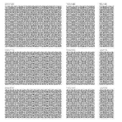 Pellicola adesiva effetto vetrata colorata Semicerchi geometrici