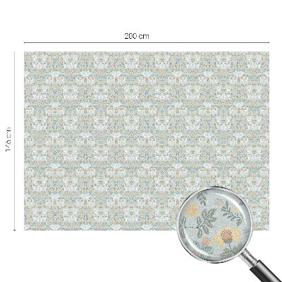 Pellicola per vetri effetto ghiaccio colorato Fiori di cervo