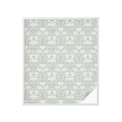 Pellicola per vetri effetto ghiaccio colorato Fiori di cervo