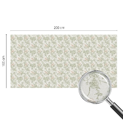 Pellicola per vetri effetto vetrata Piante per uccelli