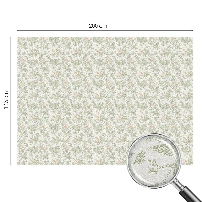 Pellicola per vetri effetto vetrata Piante per uccelli