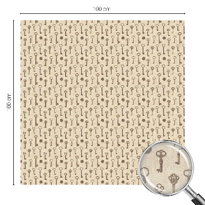 Pellicola decorativa per vetri Chiavi misteriose