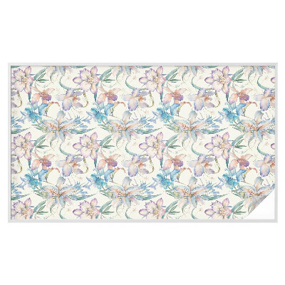 Pellicola per vetri effetto vetrata Motivo floreale