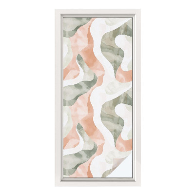 Pellicola decorativa per vetri Onde colorate