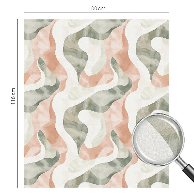 Pellicola decorativa per vetri Onde colorate