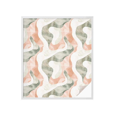 Pellicola decorativa per vetri Onde colorate