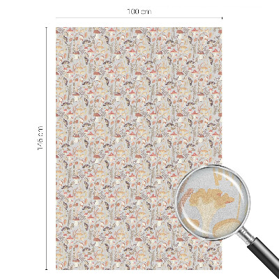 Pellicola per vetri effetto ghiaccio colorato Modello forestale