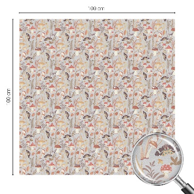 Pellicola per vetri effetto ghiaccio colorato Modello forestale