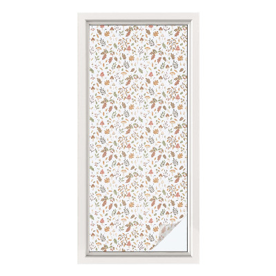 Pellicola per vetri effetto vetrata Modelli autunnali