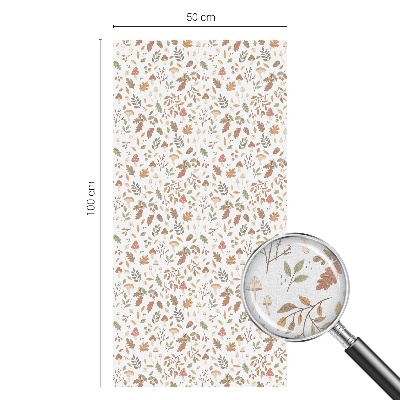 Pellicola per vetri effetto vetrata Modelli autunnali