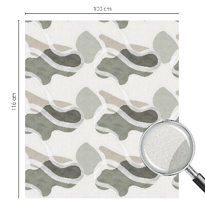 Pellicola decorativa per vetri Modello organico