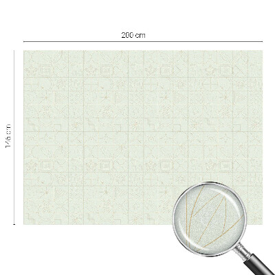 Pellicola adesiva effetto vetrata colorata mosaico geometrico