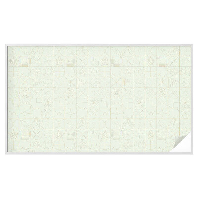 Pellicola adesiva effetto vetrata colorata mosaico geometrico