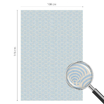 Pellicola decorativa per vetri onde giapponesi