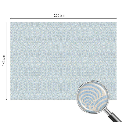 Pellicola decorativa per vetri onde giapponesi