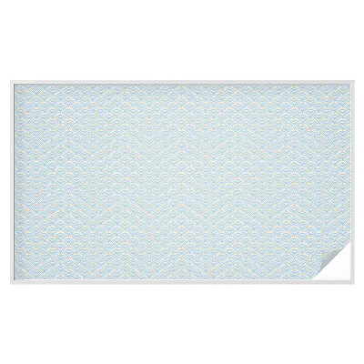 Pellicola decorativa per vetri onde giapponesi