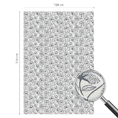 Pellicola per vetri effetto vetrata Motivo botanico