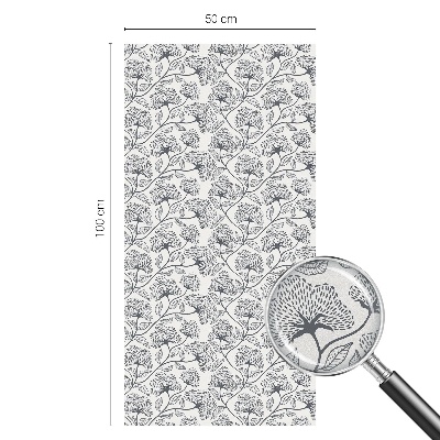 Pellicola per vetri effetto vetrata Motivo botanico