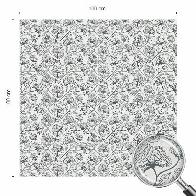 Pellicola per vetri effetto vetrata Motivo botanico