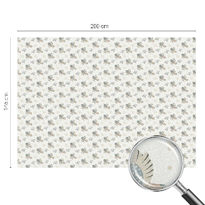 Pellicola per vetri effetto ghiaccio colorato Modello di uccelli