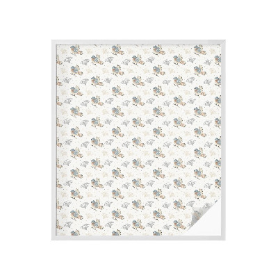 Pellicola per vetri effetto ghiaccio colorato Modello di uccelli