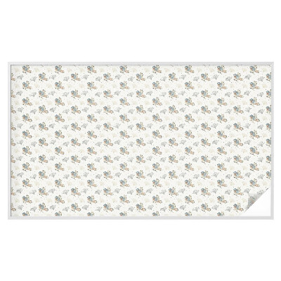 Pellicola per vetri effetto ghiaccio colorato Modello di uccelli