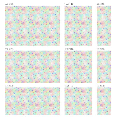 Pellicola per vetri privacy Motivi arcobaleno