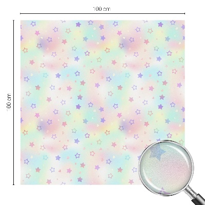 Pellicola per vetri privacy Motivi arcobaleno