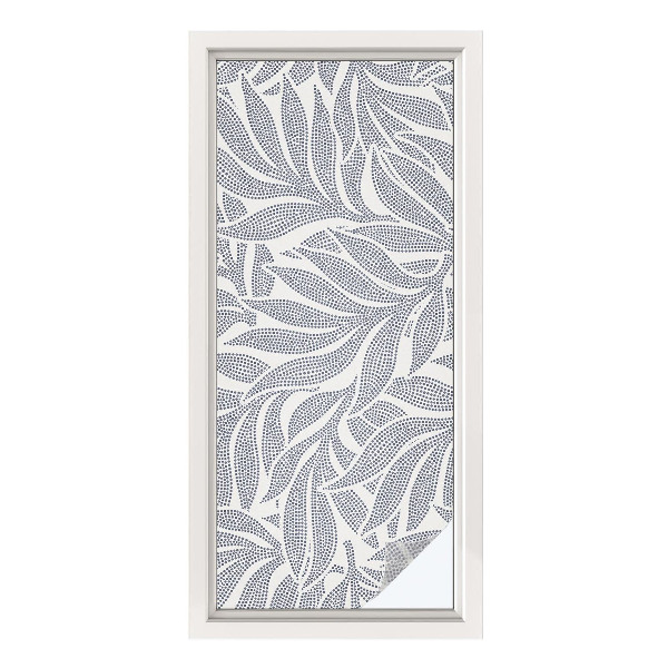 Pellicola adesiva effetto vetrata colorata Cadute di foglie