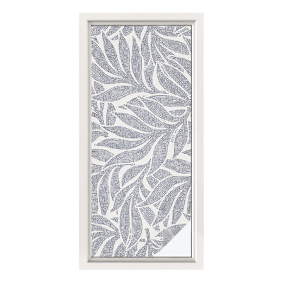 Pellicola adesiva effetto vetrata colorata Cadute di foglie