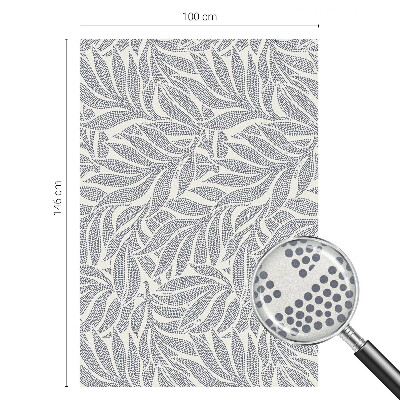 Pellicola adesiva effetto vetrata colorata Cadute di foglie