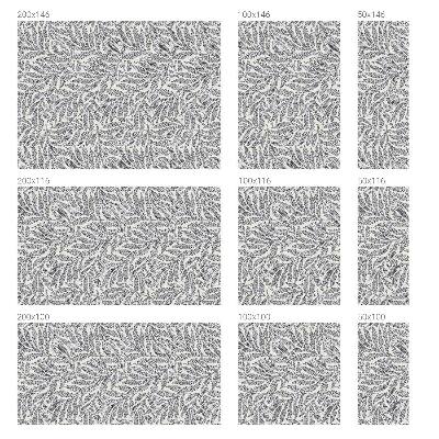 Pellicola adesiva effetto vetrata colorata Cadute di foglie