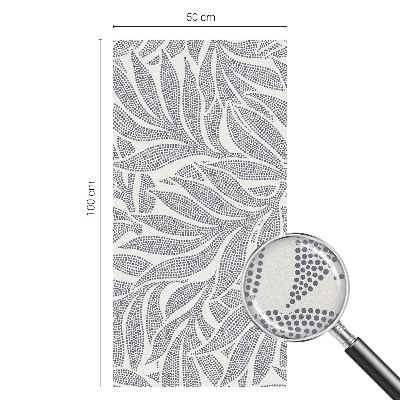 Pellicola adesiva effetto vetrata colorata Cadute di foglie