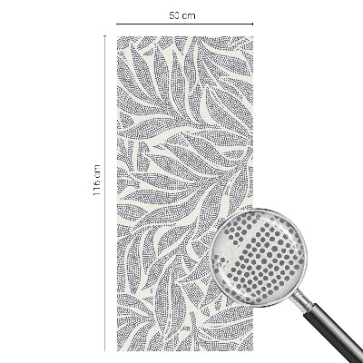 Pellicola adesiva effetto vetrata colorata Cadute di foglie