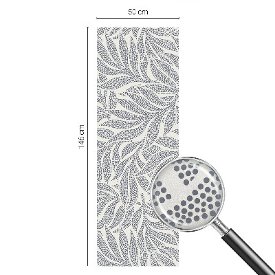 Pellicola adesiva effetto vetrata colorata Cadute di foglie