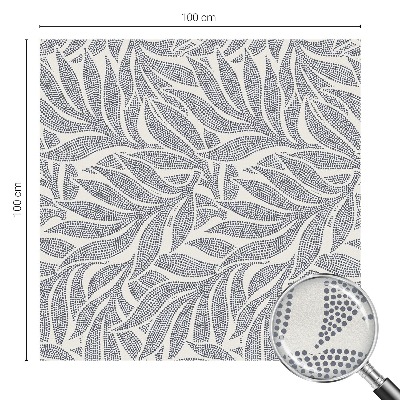 Pellicola adesiva effetto vetrata colorata Cadute di foglie