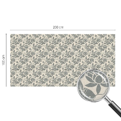 Pellicola decorativa per vetri modello orientale