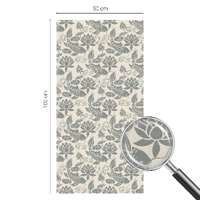 Pellicola decorativa per vetri modello orientale