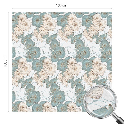 Pellicola per vetri privacy Fiori delicati