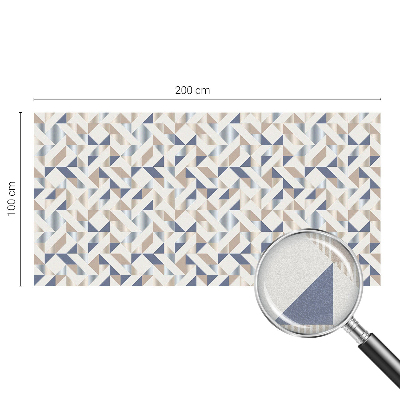 Pellicola per vetri effetto ghiaccio colorato Motivi geometrici