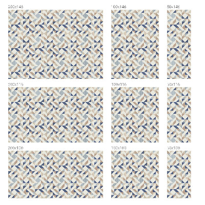 Pellicola per vetri effetto ghiaccio colorato Motivi geometrici