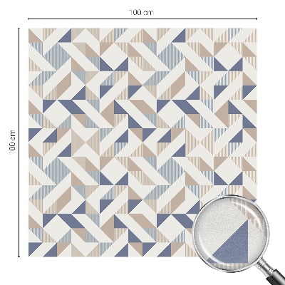 Pellicola per vetri effetto ghiaccio colorato Motivi geometrici