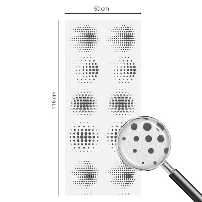 Pellicola per vetri privacy Cerchi punteggiati