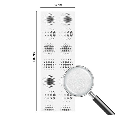 Pellicola per vetri privacy Cerchi punteggiati