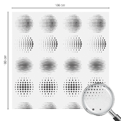 Pellicola per vetri privacy Cerchi punteggiati