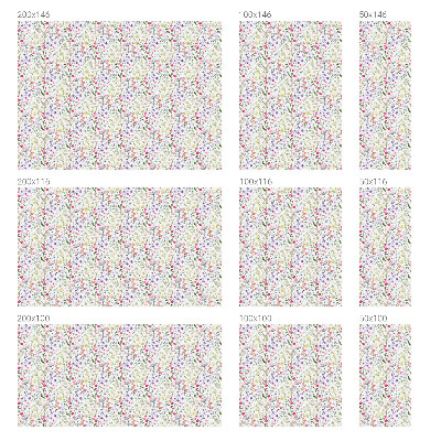 Pellicola per vetri effetto vetrata prato fiorito