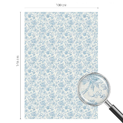 Pellicola adesiva effetto vetrata colorata Motivo floreale